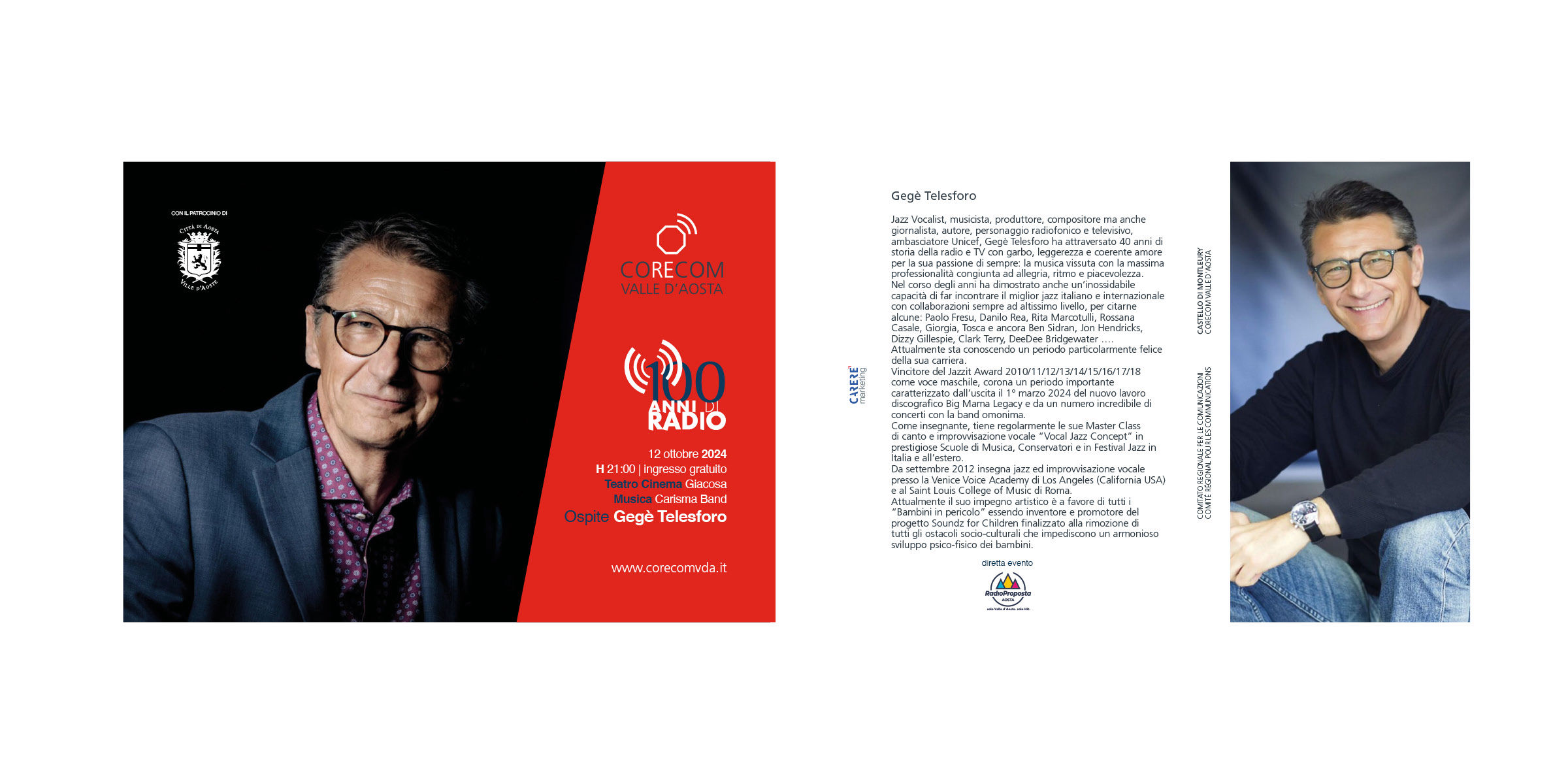 Corecom - Gegè Telesforo 100 anni di Radio